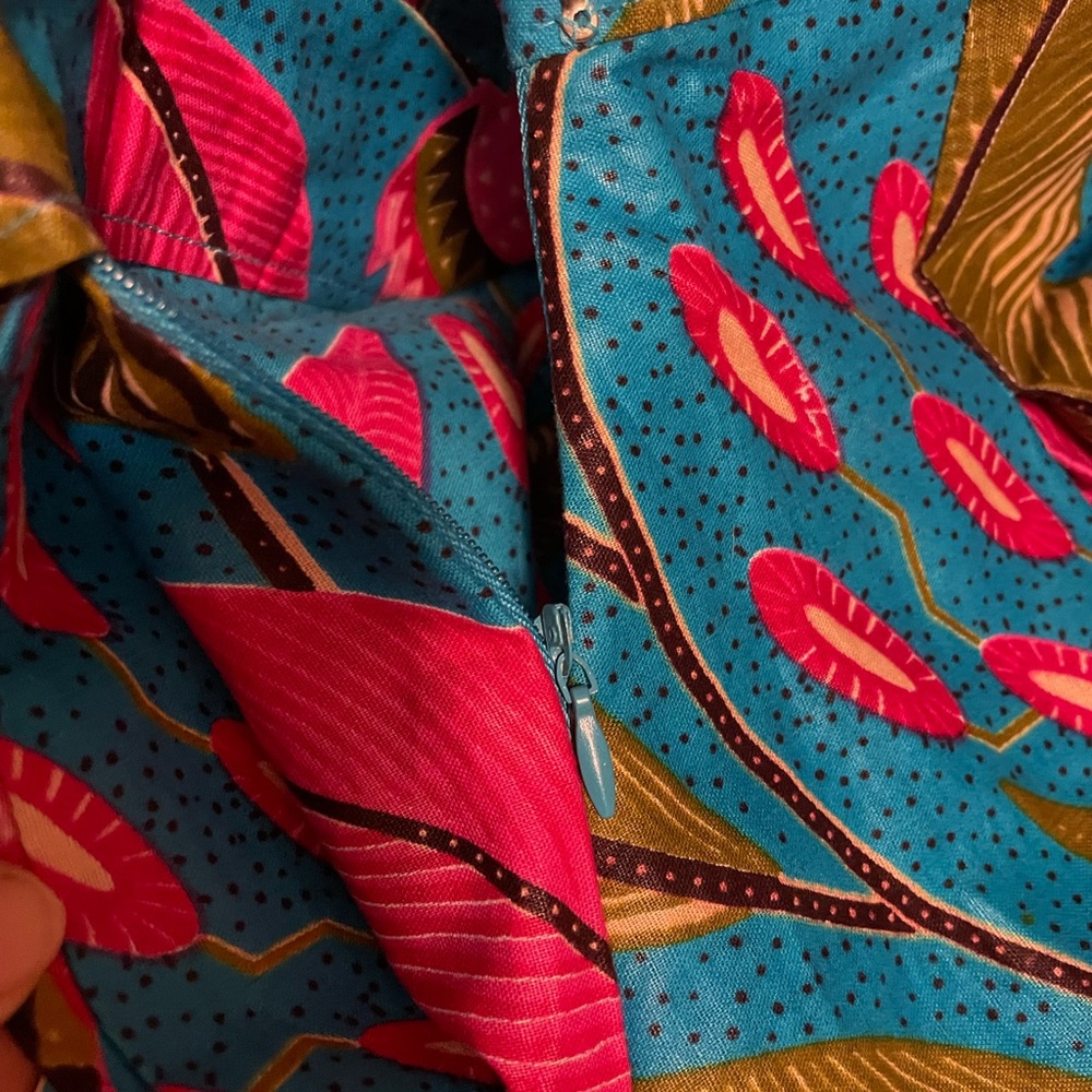 ✨ Francis + Benedict Vibrant African Wax Print Skirt – Size S ✨ - Picture 5 of 7